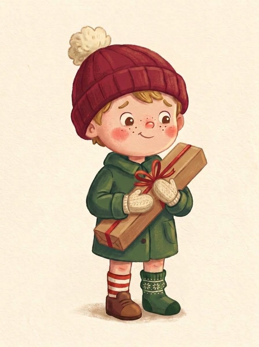 Bram, Boy, six · the one with the hat, from the Timblemoon books