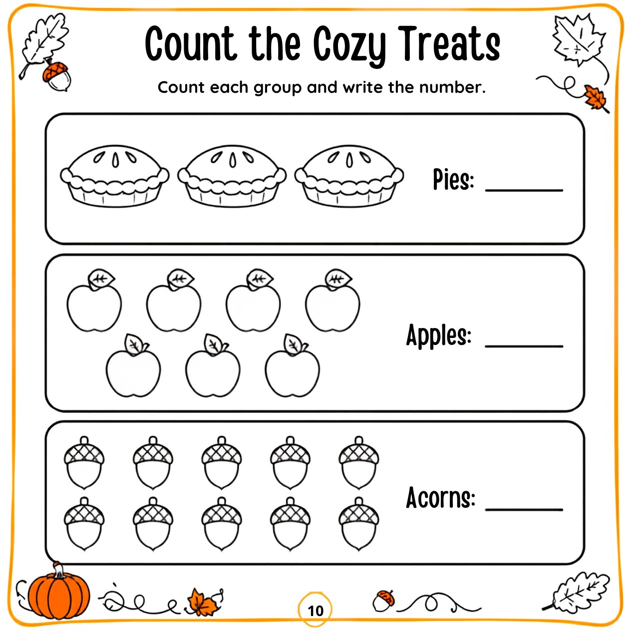 Free printable Thanksgiving activity page 32 — print and color
