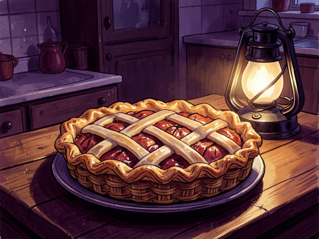 Plum's Lattice Pie